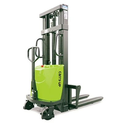 Semi Electric Stacker Truck